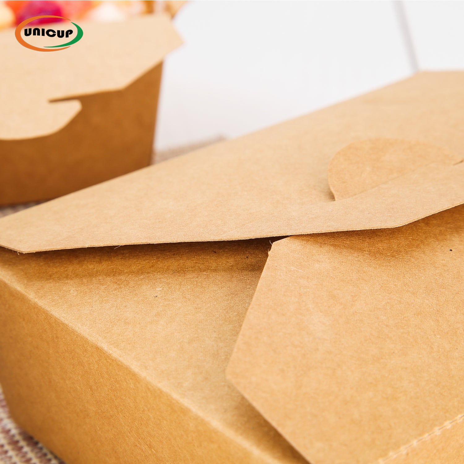 Take Out Food Containers Microwaveable Kraft Brown Take Out Boxes Leak and Grease Resistant Food Containers - Recyclable Lunch Box - To Go Containers for Restaurant, Catering and Party