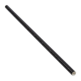 14"*8mm Black Unwrapped Super Long Paper Straw-5000/case