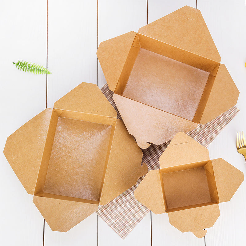 Paper food tray and lunch box