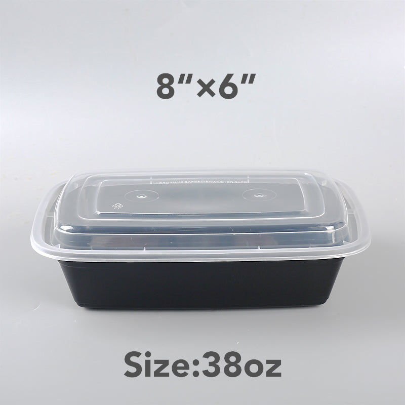 Meal Prep Containers Reusable with Lids, Sturdy Leakproof & Food Safe, Microwave, Freezer, Dishwasher Safe Food Prep Containers, To Go Take Out Plastic Food Storage