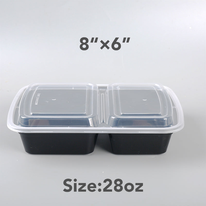 Meal Prep Containers Reusable with Lids, Sturdy Leakproof & Food Safe, Microwave, Freezer, Dishwasher Safe Food Prep Containers, To Go Take Out Plastic Food Storage