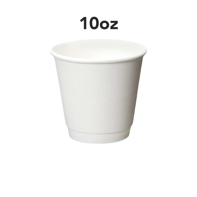 Disposable Coffee Cups 500 Double Wall Hot Cups For Coffee - Lids Sold Separately  Wall White Paper Insulated Coffee Cups For Coffee Hot Chocolate Tea And More