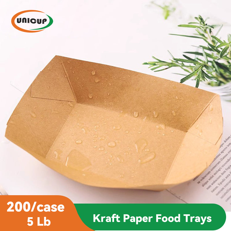 Disposable Take Out Containers Microwaveable Kraft Paper To Go Boxes for Food To Go Containers Takeout Containers Leakproof Greaseproof 200pcs 5lb