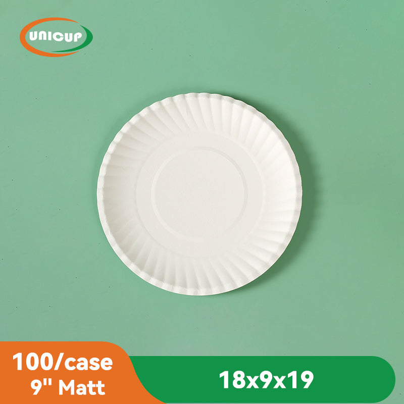 Matt 9" White Cakeboard Round,Small Disposable Cake Circle Base Boards Cake Plate Platter