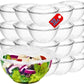 Unicup 32oz Disposable  Plastic Salad Bowls with Lid (150Count)