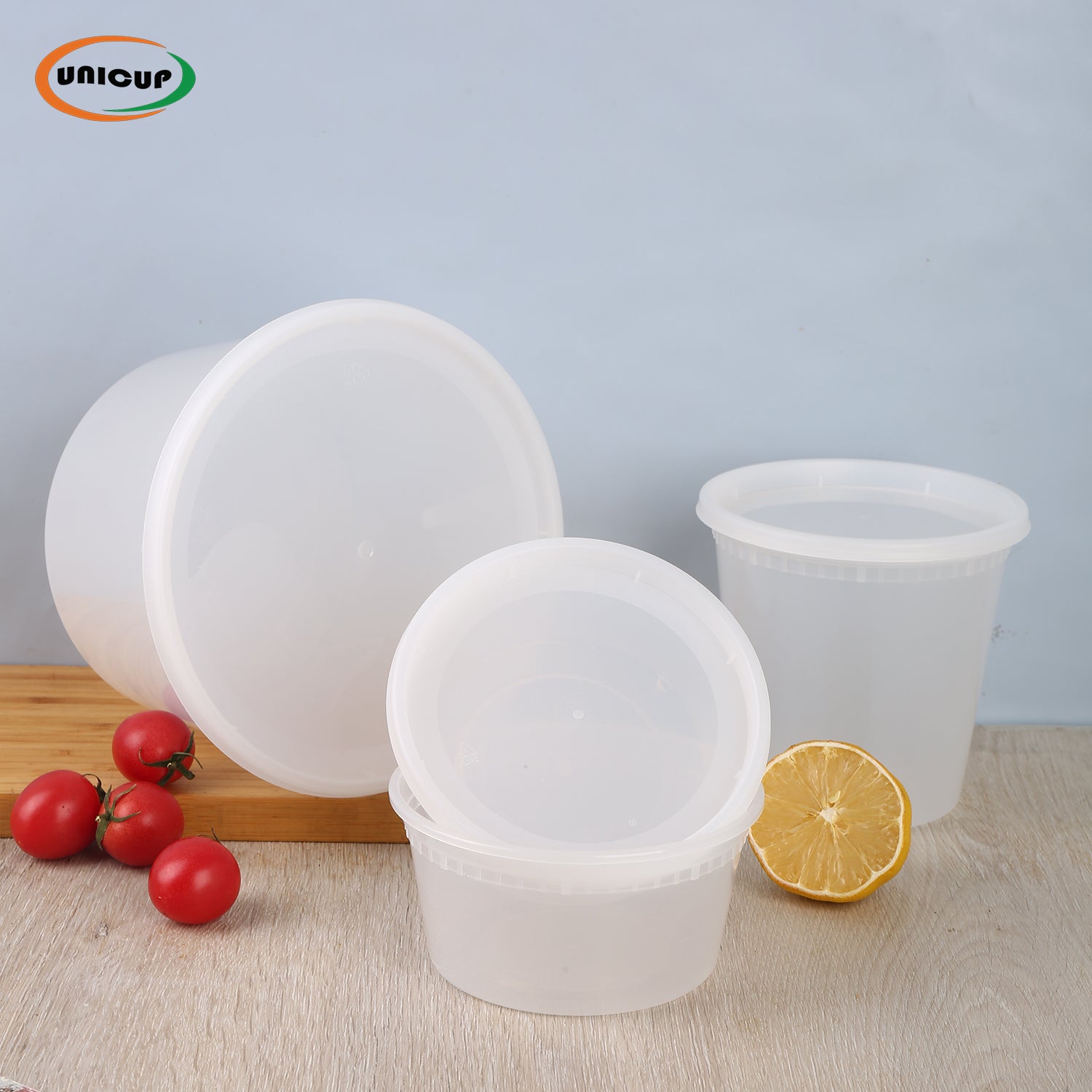 [240 set] Reusable Deli Containers with Lids -Durable Food Storage Containers, Airtight Seal | BPA Free | Stackable | Leakproof | Microwave/Dishwasher/Freezer Safe