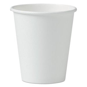 White Poly Paper Hot Cup-1000ct/case