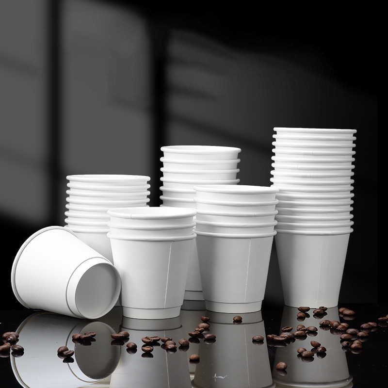 Disposable Coffee Cups 500 Double Wall Hot Cups For Coffee - Lids Sold Separately  Wall White Paper Insulated Coffee Cups For Coffee Hot Chocolate Tea And More