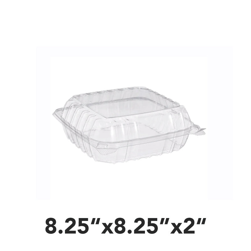 OPS Disposable Clamshell Dessert Container 89oz 100Pcs