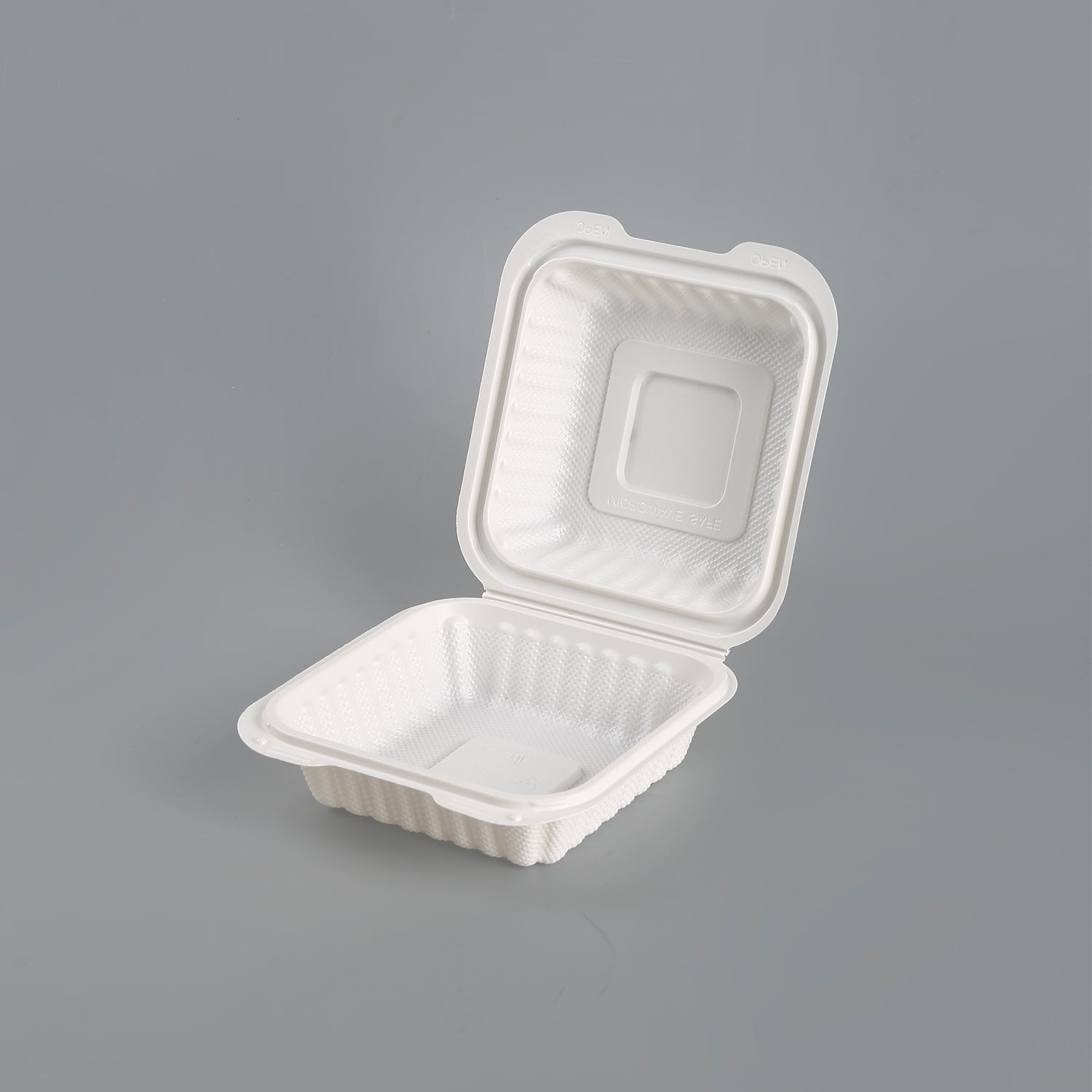 Plastic Clamshell Take Out Food Containers Heavy-Duty Togo Disposable Lunch Box With Secure Snap Hinged Lid Meal Prep for Parties Restaurants and Food Trucks Microwave Safe