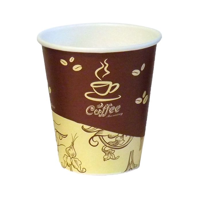 Printed Poly Paper Hot Cups-1000ct/case