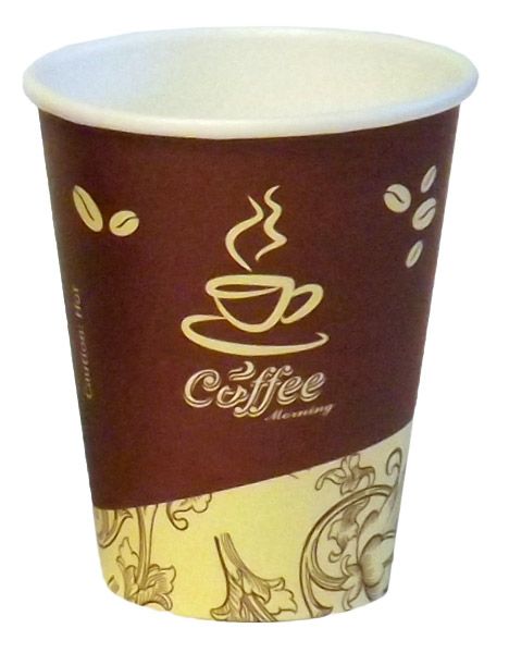 Printed Poly Paper Hot Cups-1000ct/case